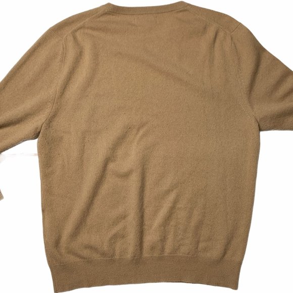 NAADAM 100% Cashmere Tan Crewneck Sweater Unisex L - Picture 6 of 7